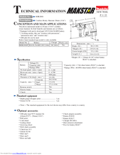 Makita BHR200S Technical Information