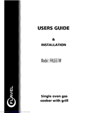 Flavel FHLG51W User Manual And Installation