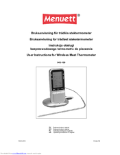 Menuett 943-109 User Instructions