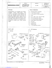 Honda GL1100 Installation Manual