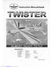 Black Horse Model Twister Instruction Manual Book