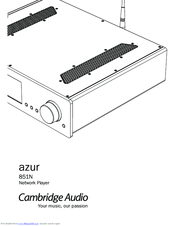 azur 851N User Manual