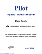 Snug Seat Pilot User Manual