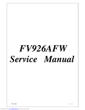 Proview FV926AFW Service Manual