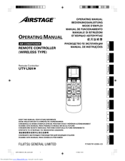 AirStage UTY-LNH series Operating Manual