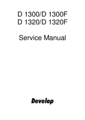Develop D 1300F Service Manual