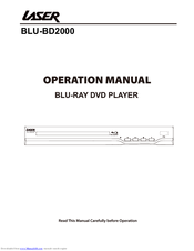 LAZER BLU-BD2000 Operation Manual