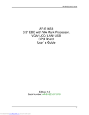 Acrosser Technology AR-B1653 User Manual