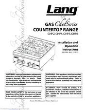 Lang GHP4 Installation And Operation Instructions Manual