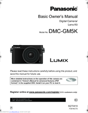 Panasonic LUMIX DMC-GM5K Basic Owner's Manual