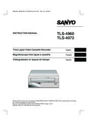 Sanyo TLS-4072 Instruction Manual