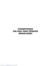 PowerStroke PSL1PS21 Repair Sheet