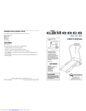 Weslo cadence 620 new arrivals