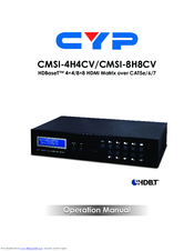 CYP CMSI-4H4CV Operation Manual
