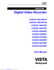 Honeywell CADVR-1004-WD User Manual