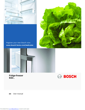 Bosch KGV Series User Manual