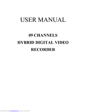 Hunt HBR-09BE User Manual
