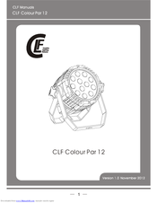 CLF Colour Par 12 Manual