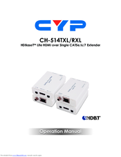 CYP CH-514RXL Operating Instructions Manual