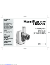 Hamilton Beach SaladXpress 70950-CN User Manual