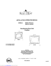 kozy heat 56161 Okabena Installation & Operating Manual