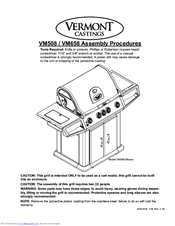 Vermont Castings VM508 Assembly Procedures