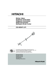 Hitachi CG 40EAF Handling Instructions Manual