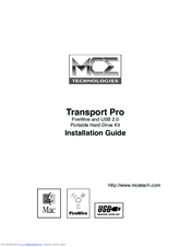 MCE Technologies Transport Pro Installation Manual
