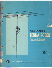 ALLIANCE Tenna-Rotor C-225 Service Manual