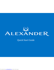 Alexander 5030.D Quick Start Manual