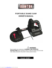 Ironton 45967 Owner's Manual