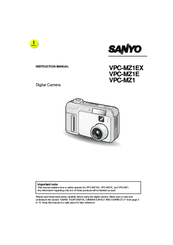 Sanyo VPC-MZ1E Instruction Manual