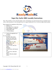 RM Super Sky Surfer 2000 Assembly Instructions Manual