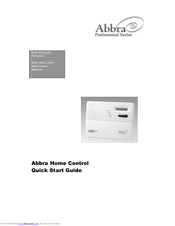 Abbra Home Control Quick Start Manual