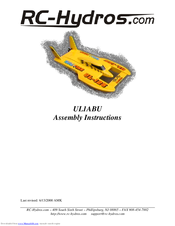 RC-Hydros.com UL1ABU Assembly Instructions Manual