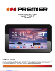 Premier TAB-5446-8G Instruction Manual