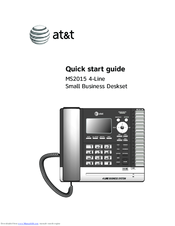 AT&T MS2015 Quick Start Manual