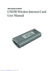 Alltel UM150 User Manual