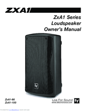 Electro-Voice ZxA1-100B Owner's Manual