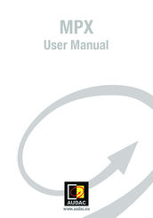 AUDAC MPX48 User Manual