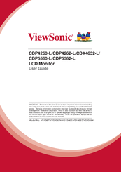 ViewSonic CDP5562-L User Manual