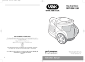 Vax V-091X Instruction Manual