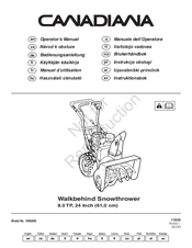 Canadiana 1695695 Operator's Manual
