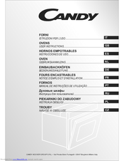 Candy FPE6096X User Instructions