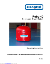 Cleanfix Robo 40 Operating Instructions Manual