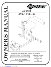 Hoist Fitness HF4603 Owner's Manual