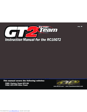 Associated Electrics RC10GT2 Manual