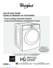 Whirlpool WFW97HEDW Use & Care Manual