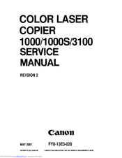 Canon 1000S Service Manual