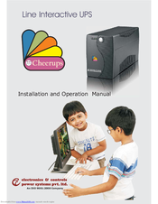 E&C Cheerups 600 Installation Manual And Operators Instructions